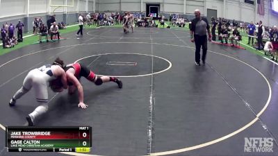 190 lbs 1st Place Match - Gage Calton, Lake Mead Christian Academy vs Jake Trowbridge, Pershing County