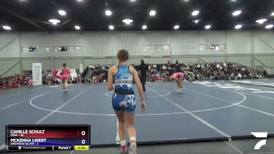 122 lbs Quarters & 1st Wb (16 Team) - Camille Schult, Iowa vs McKenna Likert, Arkansas Silver