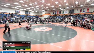 125 lbs Cons. Round 2 - Carter Schulz, Wisconsin-Eau Claire vs Jake Hamulak, University Of Chicago