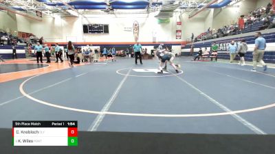 113 lbs 5th Place Match - Kooper Wiles, Pontiac vs Carter Knobloch, Stanford Olympia