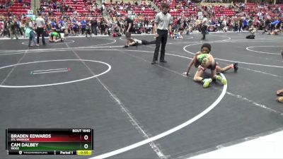 76 lbs Quarterfinal - Cam Dalbey, Ridge vs Braden Edwards, STL Warrior