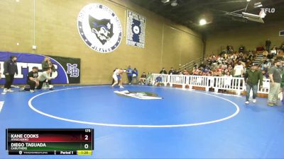 175 lbs Champ. Round 1 - Diego Taguada, Caruthers vs Kane Cooks, Atascadero