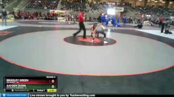 138 lbs Round 3 (4 Team) - Kayden Dunn, 6A South Medford vs Bradley Green, 6A Sandy