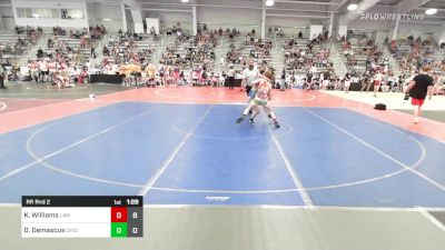 120 lbs Rr Rnd 2 - Kaedyn Williams, LAW Jordan Hunt vs Dominic Demascus, Ohio Lightning