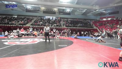 46 lbs Semifinal - Hadley-Glen Smith, Coweta vs Jaxon Ditmore, Dark Cloud Wrestling Club