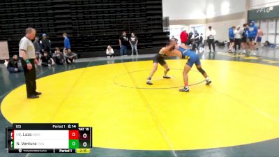 125 lbs Cons. Round 5 - Ivan Lazo, Nebraska-Kearney vs Nehemiah Ventura, Texas Wesleyan