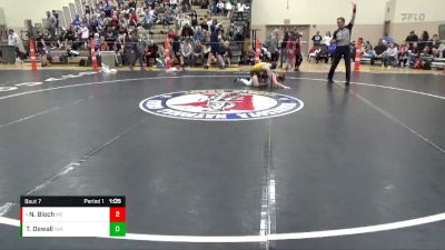 80 lbs Round 1 - Nolan Bloch, MN Elite vs Tyson Dewall, Ironhawks Wrestling Academy