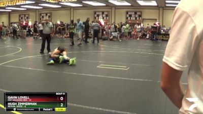 91 lbs Round 3 (6 Team) - Hugh Zimmerman, Revival White vs Gavin Lovell, Mat Assassins Red