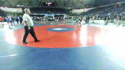 100 lbs 2nd Place Match - Bryce Davis, Inland Northwest Wrestling Training Center vs Malachi Bolinger, Takedown Express Wrestling Club