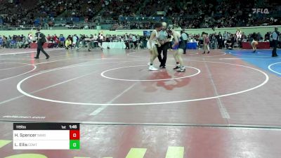 118 lbs Round Of 32 - Hunter Spencer, Sand Springs vs Legend Ellis, CowTown Elite