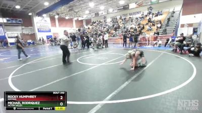 106 lbs Quarterfinal - Michael Rodriquez, Victor Valley vs Rocky Humphrey, Sultana