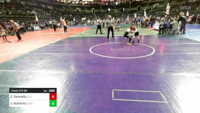 57 lbs Consi Of 8 #2 - Colton Donnally, Galloway Mustangs vs Jaxson Rothfritz, Cordoba Trained