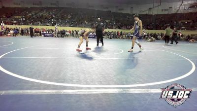 119 lbs Consi Of 16 #2 - JAKE ROBERTSON, Newcastle Youth Wrestling vs Joseph Veloquio, Dark Cloud Wrestling Club