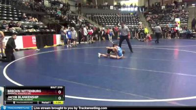 70 lbs Cons. Semi - Breckin Wittenburg, Immortal Athletics WC vs Jacob Blankenship, MWC Wrestling Academy