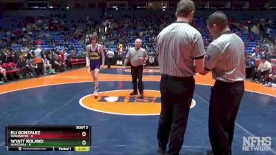 126 lbs Semis & 1st Wrestleback (8 Team) - Eli Gonzalez, Washington vs Wyatt Roland, Wauconda