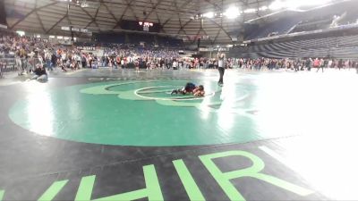 56 lbs Champ. Round 1 - Isaiah Ansell, Mat Demon Wrestling Club vs Andrew Barajas, Moses Lake Wrestling Club