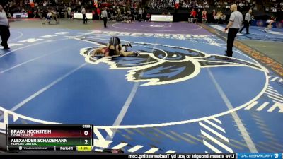 Quarterfinal - Brady Hochstein, Cedar Catholic vs Alexander Schademann, Fillmore Central