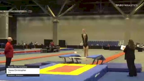 Tessa Christopher - Double Mini Trampoline, ETA - 2021 USA Gymnastics Championships