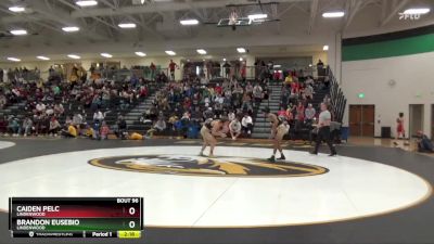 133 lbs Cons. Round 3 - Caiden Pelc, Lindenwood vs Brandon Eusebio, Lindenwood