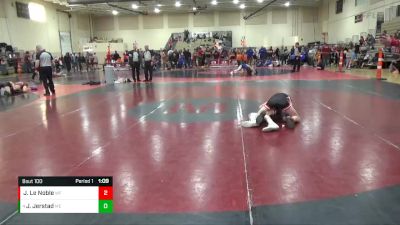 95 lbs Cons. Semi - Jack Jerstad, MN Elite vs Jaydon Le Noble, Wrestling Factory