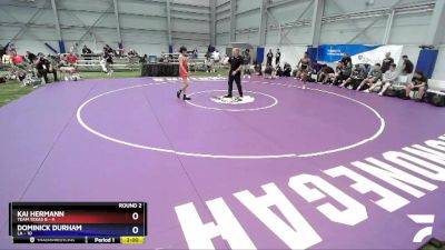 106 lbs Round 2 (6 Team) - Kai Hermann, Team Texas B vs Dominick Durham, LA