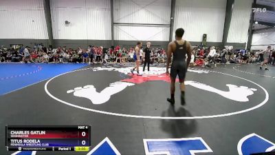 157 lbs Champ. Round 1 - Charles Gatlin, Washington vs Titus Rodela, Peninsula Wrestling Club