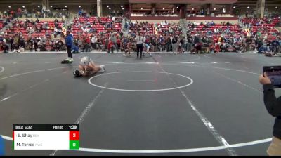 115 lbs Quarterfinal - Bodhi Shay, Paola Wrestling Club vs Mason Torres, Newton Wrestling Club