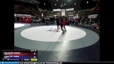 120 lbs Round 2 (16 Team) - Salvador Ardon, TCWA vs Evan Sta. Maria, BAWA