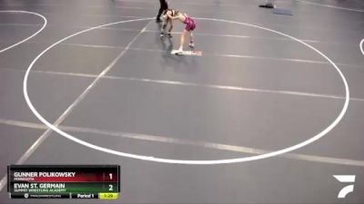 87 lbs Cons. Round 4 - Gunner Polikowsky, Minnesota vs Evan St. Germain, Summit Wrestling Academy