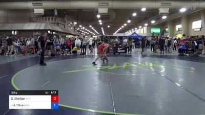 57 kg Rnd Of 64 - Gavin Shelton, Victory Wrestling vs Jeremiah Oliva, Oregon