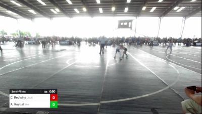 58 lbs Semifinal - Camren Redwine, Juggernaut Wrestling Club vs Asher Ruybal, San Luis Valley WC