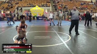 70 lbs Cons. Semi - Kalan Mccutcheon, CDZ Athletics vs Ayden Wynn, Waynesville Spartans