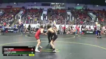92 lbs Round 2 (4 Team) - Colt Perry, Clinton vs Cooper Lewis, Tecumseh