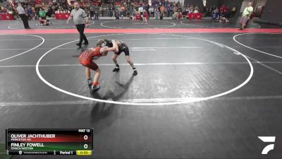 78 lbs Cons. Round 2 - Finley Fowell, Ithaca/Weston vs Oliver Jachthuber, Princeton WC