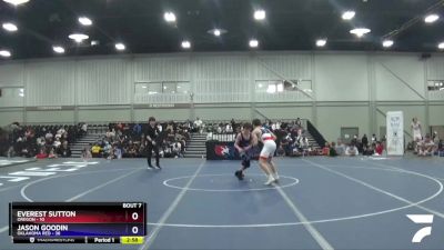 113 lbs Semis & 1st Wrestleback (8 Team) - Everest Sutton, Oregon vs Jason Goodin, Oklahoma Red