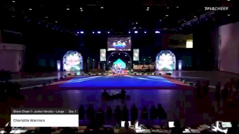Charlotte Warriors [2020 Show Cheer 1- Junior Varsity - Large Day 1] 2020 Pop Warner National Cheer & Dance Championship
