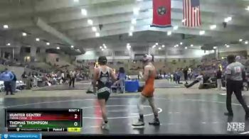 126 lbs Quarterfinals (8 Team) - Thomas Thompson, Gibbs vs Hunter Gentry, Pigeon Forge
