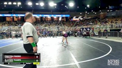 1A 126 lbs Cons. Round 1 - Blayden Tharpe, West Nassau vs Presten Pineiro, Astronaut