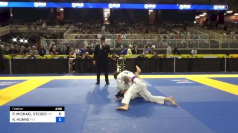 PAUL MICHAEL STEGER vs KENNEY HUANG 2024 Pan Jiu Jitsu IBJJF Championship