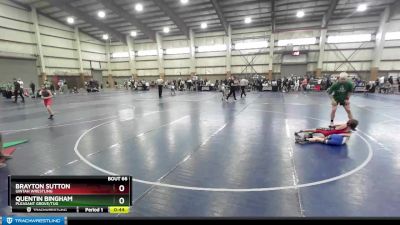 65 lbs Cons. Round 2 - Quentin Bingham, Pleasant Grove/TUG vs Brayton Sutton, Uintah Wrestling