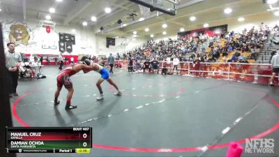 120 lbs Cons. Round 3 - Damian Ochoa, Santa Margarita vs Manuel Cruz, Katella