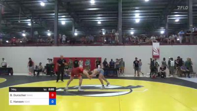 74 kg Consi Of 64 #2 - Benjamin Durocher, Ranger Wrestling Club vs Cole Hansen, Askren Wrestling Academy