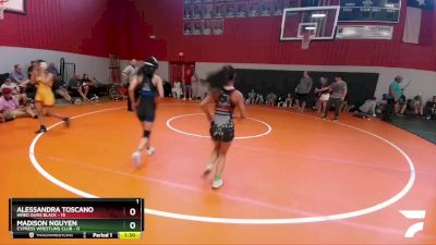 107 lbs Round 4 (8 Team) - Alessandra Toscano, Hired Guns Black vs Madison Nguyen, Cypress Wrestling Club