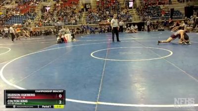 139 lbs Semis - Hudson Egeberg, W1-Bismarck vs Colton King, W3-Dickinson