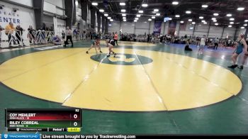92 lbs Rd# 1 9:00am Friday - Coy Mehlert, Iowa Black vs Riley Correal, Iron Horse