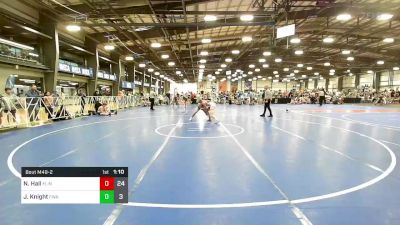 145 lbs Rr Rnd 2 - Noah Hall, Flint Tropics vs John Knight, Felix Wrestling Academy Blue