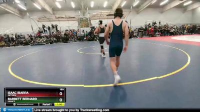 150 lbs Cons. Round 6 - Barrett Bernard, Legacy vs Isaac Ibarra, Skyview