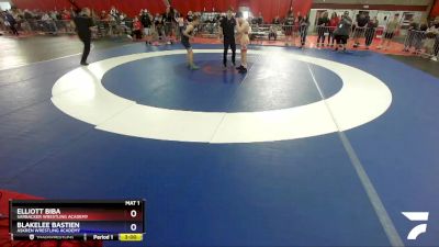 138 lbs Quarterfinal - Elliott Biba, Sarbacker Wrestling Academy vs Blakelee Bastien, Askren Wrestling Academy