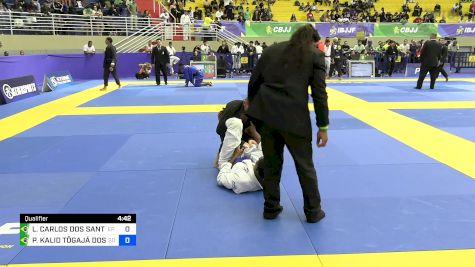 LUCAS CARLOS DOS SANTOS IZIDIO vs PLINIO KALIO TÕGAJÁ DOS SANTOS P 2024 Brasileiro Jiu-Jitsu IBJJF