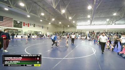 40 lbs Round 5 - Lilly Blaisdell, Brothers Of Steel vs Cooper McClure, Fremont Wrestling Club